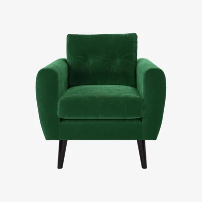 Sofa.com Jack Armchair in Emerald Velvet