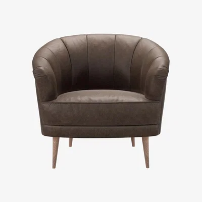 Sofa.com Harper Armchair in Walnut Antique Leather - sofa.com