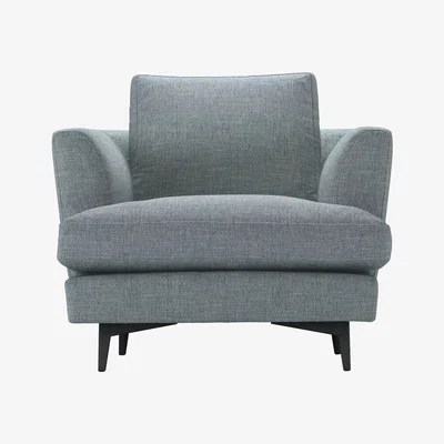 Sofa.com Lars Armchair in Cornflower Silky Jacquard Weave