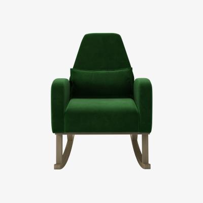 Sofa.com Phoenix Armchair in Putting Green Aquaclean Clever Velvet