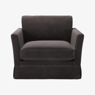 Sofa.com Otto Armchair in Shale Aquaclean Clever Velvet