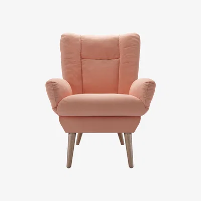 Sofa.com Ellora Armchair in Sakura Pink Organic Smart Cotton