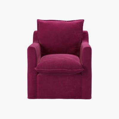 Sofa.com Anders Armchair in Persian Rose Smart Velvet