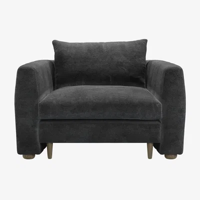 Sofa.com Tiffany Armchair in Raven Speckled Chenille