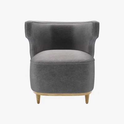Sofa.com Edie Armchair in Earl Grey Smart Velvet - sofa.com