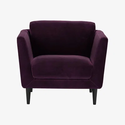 Sofa.com Holly Small Armchair in Damson Smart Velvet