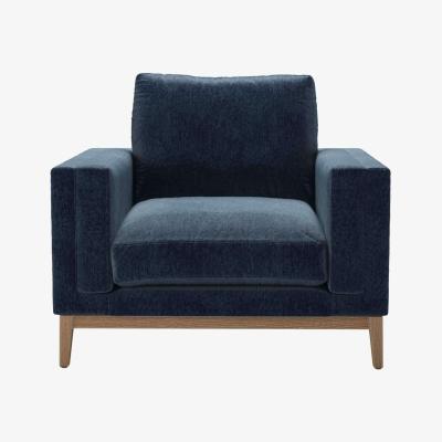Sofa.com Perfectly Pristine Costello (Plinth) Armchair in Portland Blue Brushstroke - sofa.com