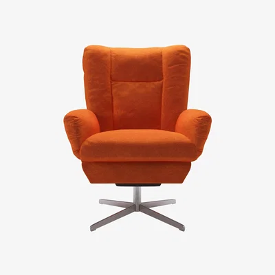 Sofa.com Ellora Swivel Armchair in Paprika Smart Velvet