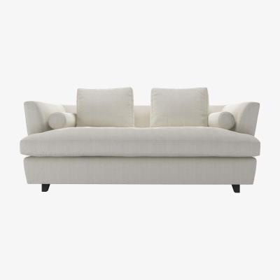 Sofa.com Larsen Three Seat Sofa Bed in Clay House Herringbone Weave - sofa.com