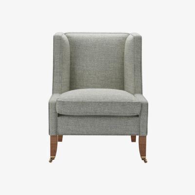 Sofa.com Descartes Plain Armchair in Grey Marl Highland Tweed - sofa.com