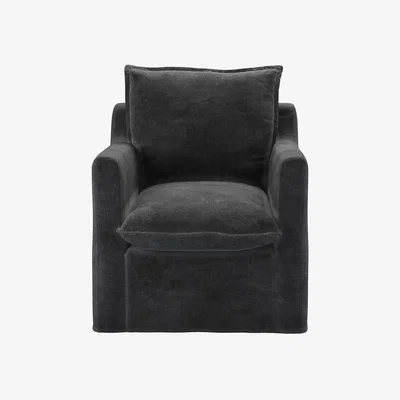 Sofa.com Anders Armchair in Raven Speckled Chenille