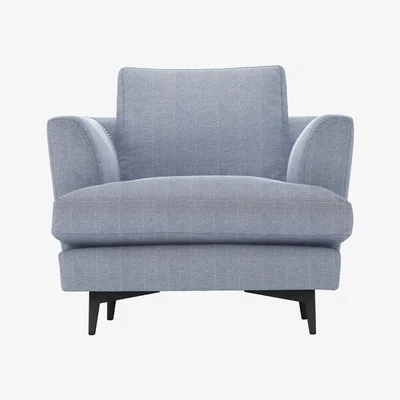 Sofa.com Lars Armchair in Uniform House Herringbone Weave
