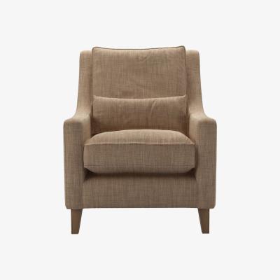 Sofa.com High Back Iggy Armchair in Driftwood Baylee Multi-Tone Viscose Linen - sofa.com