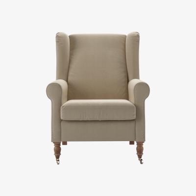 Sofa.com Duke Armchair in Pennine Stone Organic Smart Cotton
