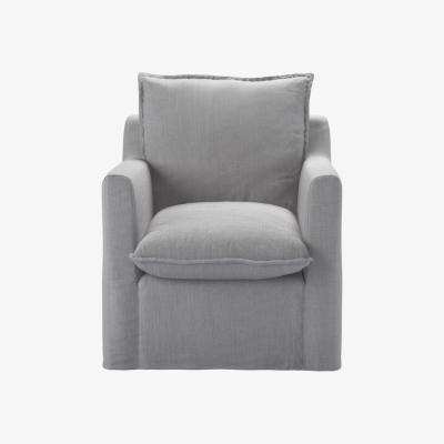 Sofa.com Anders Armchair in Cobble Brushed Linen Cotton - sofa.com