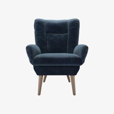 Sofa.com Ellora Armchair in Portland Blue Brushstroke