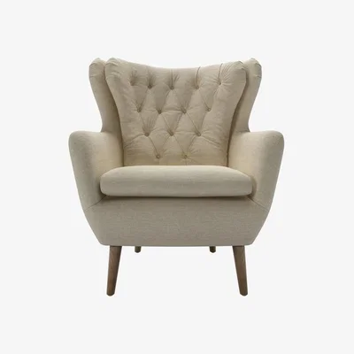 Sofa.com Ernest Swivel Armchair in Pampas Hygge Smart Linen