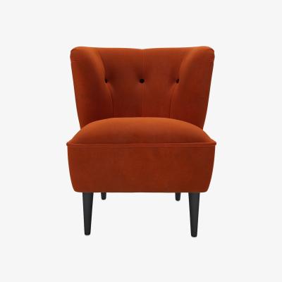 Sofa.com Betty Armchair in Brick Aquaclean Clever Velvet