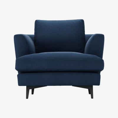 Sofa.com Lars Armchair in Washed Indigo Easy Cotton