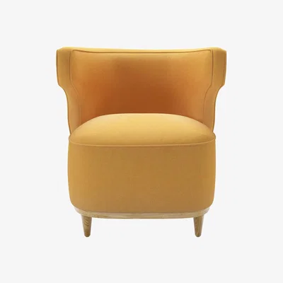 Sofa.com Edie Armchair in Ochre Easy Cotton - sofa.com