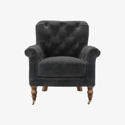 Sofa.com Poppy Armchair in Raven Speckled Chenille