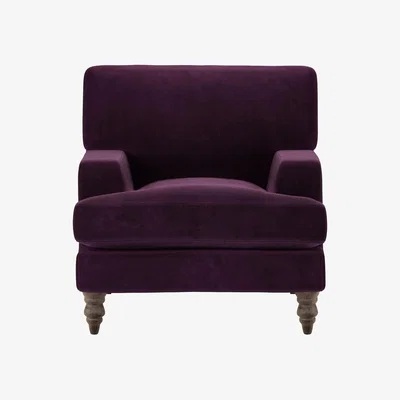 Sofa.com Isla Small Armchair in Damson Smart Velvet