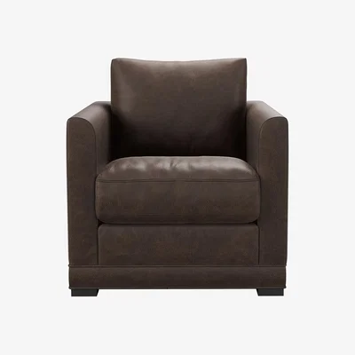 Sofa.com Aissa Armchair in Walnut Antique Leather