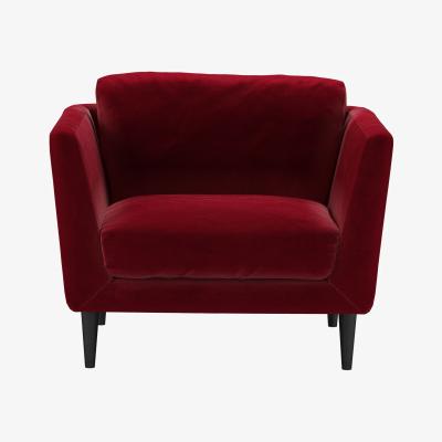Sofa.com Holly Armchair in Malbec Cotton Matt Velvet