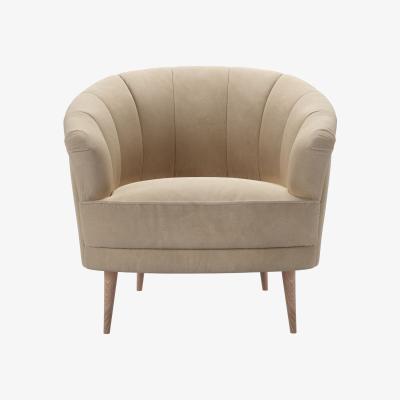 Sofa.com Harper Armchair in Fawn Aquaclean Clever Velvet