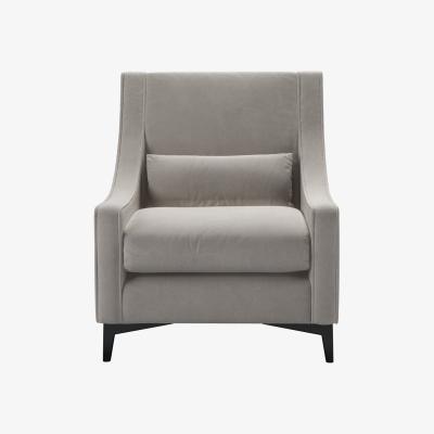 Sofa.com Shelby Armchair in Nimbus Aquaclean Clever Velvet