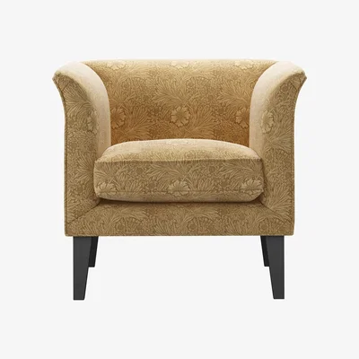 Sofa.com Fingal Armchair in Marigold Velvet Ochre