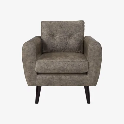 Sofa.com Jack Armchair in Ash Faux Leather