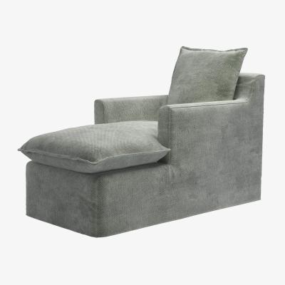 Sofa.com Anders Chaise Armchair in Moonstone Speckled Chenille