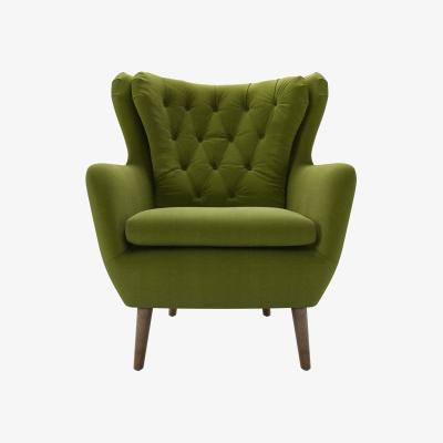 Sofa.com Ernest Swivel Armchair in Vine Leaf Organic Smart Cotton
