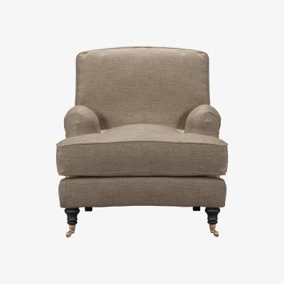 Sofa.com Bluebell Armchair in Greige Florence Textured Weave