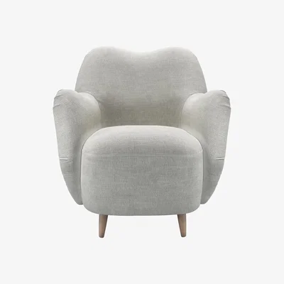 Sofa.com Ginger Armchair in Fog Aquaclean Clever Chenille