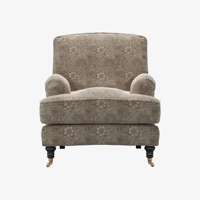 Sofa.com Bluebell Armchair in Marigold Velvet Iron