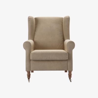 Sofa.com Duke Armchair in Fawn Aquaclean Clever Velvet