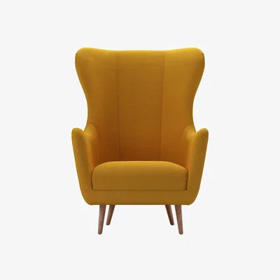 Sofa.com Louis Armchair in Mango Brushed Linen Cotton - sofa.com