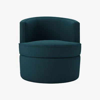 Sofa.com Monroe Armchair in Evergreen Brushed Linen Cotton - sofa.com