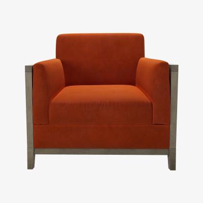 Sofa.com Chester Armchair in Brick Aquaclean Clever Velvet