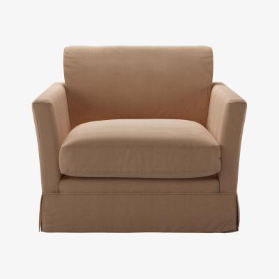 Sofa.com Otto Armchair in Rosewater Organic Smart Cotton