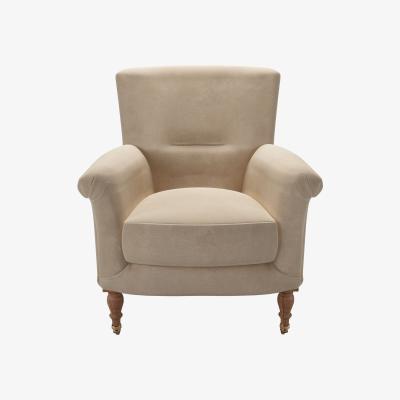 Sofa.com Alderney Armchair in Fawn Aquaclean Clever Velvet