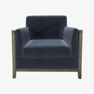 Sofa.com Chester Armchair in Skyfall Cotton Matt Velvet