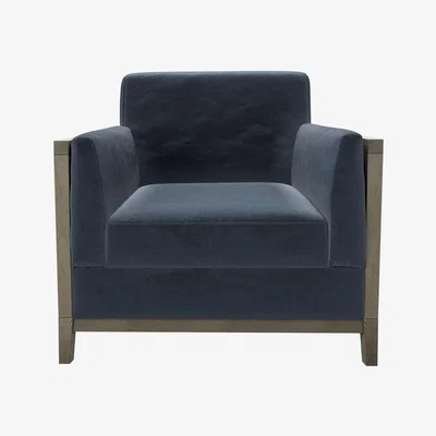 Sofa.com Chester Armchair in Skyfall Cotton Matt Velvet