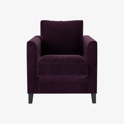 Sofa.com Izzy Armchair in Damson Smart Velvet