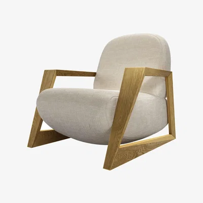 Sofa.com Hockney Armchair in Jasmine Silky Jacquard Weave