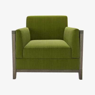 Sofa.com Chester Armchair in Vine Leaf Organic Smart Cotton