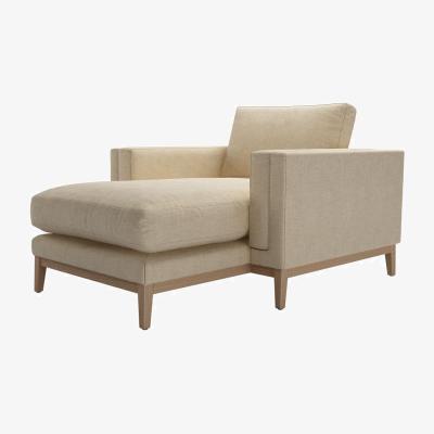 Sofa.com Costello  Chaise Armchair in Shearling Hygge Chunky Weave