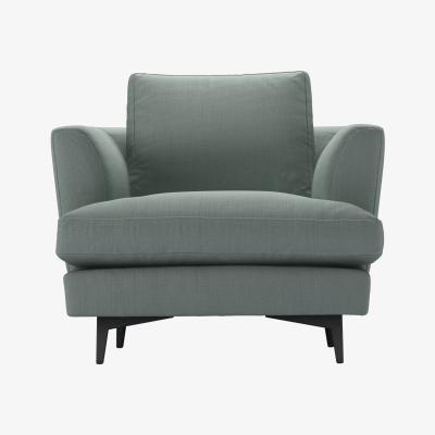 Sofa.com Lars Armchair in Hidden Cove Brushed Linen Cotton